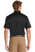 CornerStone CS412/TLCS412 Mens Select Moisture Wicking Short Sleeve Polo Shirt Black Model Back