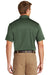 CornerStone CS412/TLCS412 Mens Select Moisture Wicking Short Sleeve Polo Shirt Dark Green Model Back