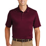 CornerStone Mens Select Moisture Wicking Short Sleeve Polo Shirt - Maroon