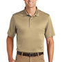 CornerStone Mens Select Moisture Wicking Short Sleeve Polo Shirt - Tan