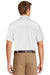 CornerStone CS412/TLCS412 Mens Select Moisture Wicking Short Sleeve Polo Shirt White Model Back