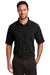 CornerStone CS420 Mens Select Tactical Moisture Wicking Short Sleeve Polo Shirt Black Model Front