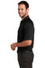 CornerStone CS420 Mens Select Tactical Moisture Wicking Short Sleeve Polo Shirt Black Model Side