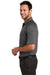 CornerStone CS420 Mens Select Tactical Moisture Wicking Short Sleeve Polo Shirt Charcoal Grey Model Side