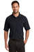 CornerStone CS420 Mens Select Tactical Moisture Wicking Short Sleeve Polo Shirt Dark Navy Blue Model Front