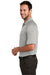 CornerStone CS420 Mens Select Tactical Moisture Wicking Short Sleeve Polo Shirt Light Grey Model Side