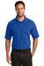 CornerStone CS420 Mens Select Tactical Moisture Wicking Short Sleeve Polo Shirt Royal Blue Model Front