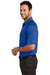 CornerStone CS420 Mens Select Tactical Moisture Wicking Short Sleeve Polo Shirt Royal Blue Model Side