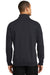 CornerStone CS626 Mens Fleece 1/4 Zip Sweatshirt Dark Navy Blue Model Back