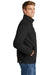 CornerStone CSJ40 Mens Duck Cloth Full Zip Jacket Black Model Side