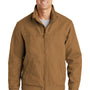 CornerStone Mens Duck Cloth Full Zip Jacket - Duck Brown