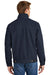 CornerStone CSJ40 Mens Duck Cloth Full Zip Jacket Navy Blue Model Back