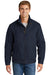 CornerStone CSJ40 Mens Duck Cloth Full Zip Jacket Navy Blue Model Front