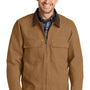 CornerStone Mens Duck Cloth Full Zip Jacket - Duck Brown