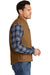 CornerStone CSV40 Mens Duck Cloth Full Zip Vest Duck Brown Model Side