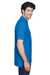 Devon & Jones D100 Mens Short Sleeve Polo Shirt True Royal Blue Model Side