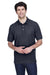 Devon & Jones D100 Mens Short Sleeve Polo Shirt Navy Blue Model Front