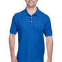 Devon & Jones Mens Short Sleeve Polo Shirt - French Blue