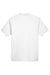 Devon & Jones D100 Mens Short Sleeve Polo Shirt White Flat Back