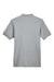 Devon & Jones D100 Mens Short Sleeve Polo Shirt Heather Grey Flat Back