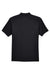 Devon & Jones D100 Mens Short Sleeve Polo Shirt Black Flat Back