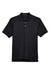 Devon & Jones D100 Mens Short Sleeve Polo Shirt Black Flat Front