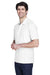 Devon & Jones D100 Mens Short Sleeve Polo Shirt White Model 3q