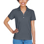 Devon & Jones Womens Short Sleeve Polo Shirt - Graphite Grey