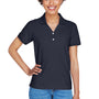 Devon & Jones Womens Short Sleeve Polo Shirt - Navy Blue