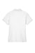 Devon & Jones D100W Womens Short Sleeve Polo Shirt White Flat Back