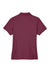 Devon & Jones D100W Womens Short Sleeve Polo Shirt Burgundy Flat Back