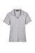 Devon & Jones D100W Womens Short Sleeve Polo Shirt Heather Grey Flat Front