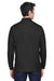 Devon & Jones D110 Mens Long Sleeve Polo Shirt Black Model Back