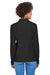 Devon & Jones D110W Womens Long Sleeve Polo Shirt Black Model Back