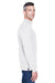 Devon & Jones D420 Mens Sueded Jersey Long Sleeve Mock Neck T-Shirt White Model Side