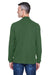 Devon & Jones D420 Mens Sueded Jersey Long Sleeve Mock Neck T-Shirt Forest Green Model Back