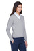 Devon & Jones D475W Womens Wrinkle Resistant V-Neck Sweater Heather Grey Model 3q