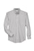 Devon & Jones D620/D620T Mens Crown Woven Collection Wrinkle Resistant Long Sleeve Button Down Shirt w/ Pocket Silver Grey Flat Front