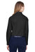 Devon & Jones D620W Womens Crown Woven Collection Wrinkle Resistant Long Sleeve Button Down Shirt Black Model Back