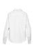 Devon & Jones D620W Womens Crown Woven Collection Wrinkle Resistant Long Sleeve Button Down Shirt White Flat Back