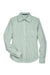 Devon & Jones D645W Womens Crown Woven Collection Wrinkle Resistant Long Sleeve Button Down Shirt Dill Green Flat Front