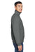 Devon & Jones D700 Mens Classic Full Zip Jacket Graphite Grey Model Side