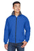 Devon & Jones D700 Mens Classic Full Zip Jacket True Royal Blue Model Front