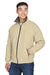 Devon & Jones D700 Mens Classic Full Zip Jacket Stone Model 3q