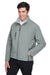 Devon & Jones D995 Mens Wind & Water Resistant Full Zip Jacket Charcoal Grey Model 3q