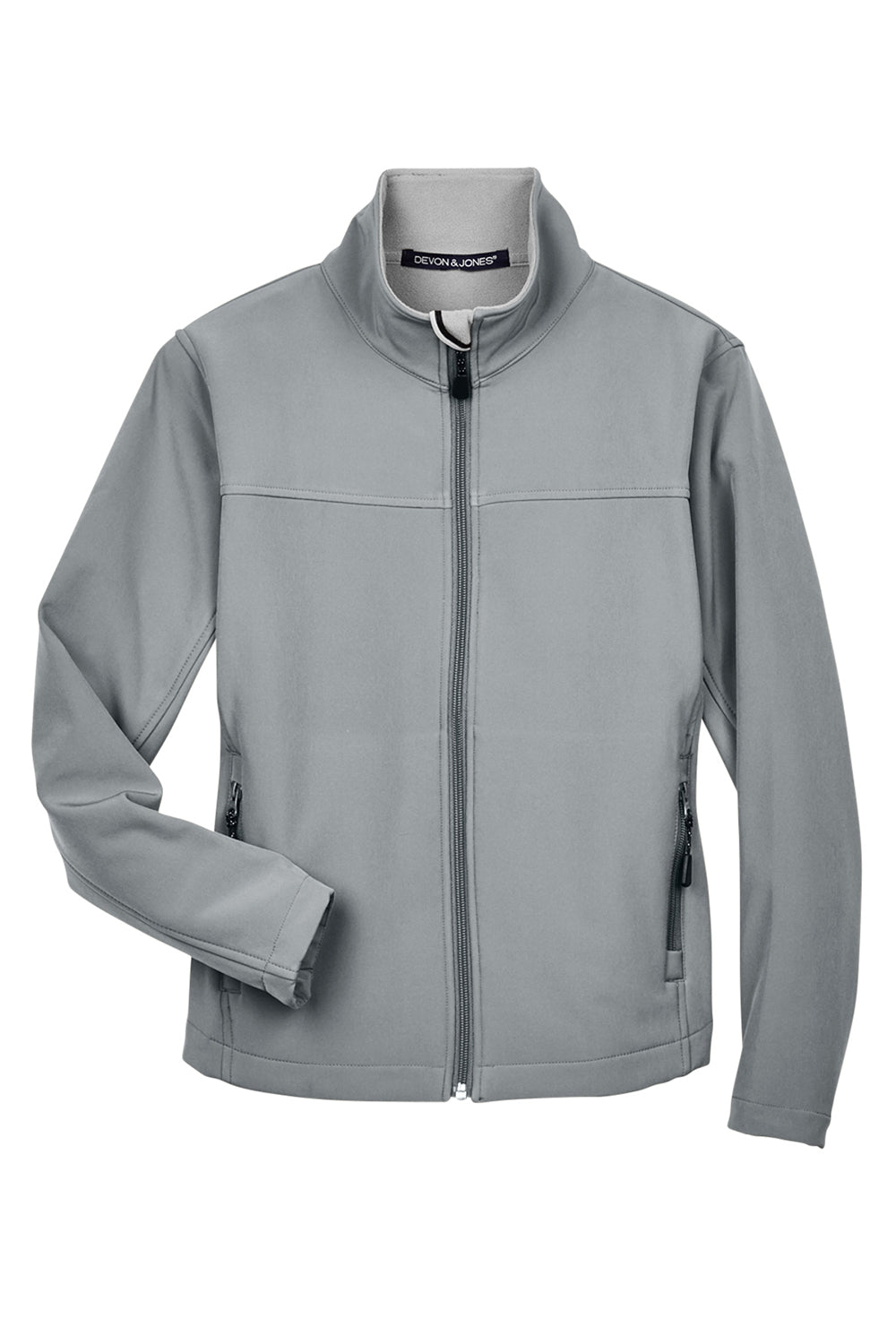 Devon & Jones D995W Womens Wind & Water Resistant Full Zip Jacket Charcoal Grey Flat Front