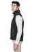 Devon & Jones D996 Mens Wind & Water Resistant Full Zip Vest Black Model Side