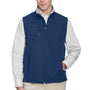 Devon & Jones Mens Wind & Water Resistant Full Zip Vest - Navy Blue