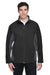 Devon & Jones D997 Mens Wind & Water Resistant Full Zip Jacket Black/Dark Grey Model Front