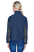 Devon & Jones D997W Womens Wind & Water Resistant Full Zip Jacket Navy Blue/Dark Grey Model Back